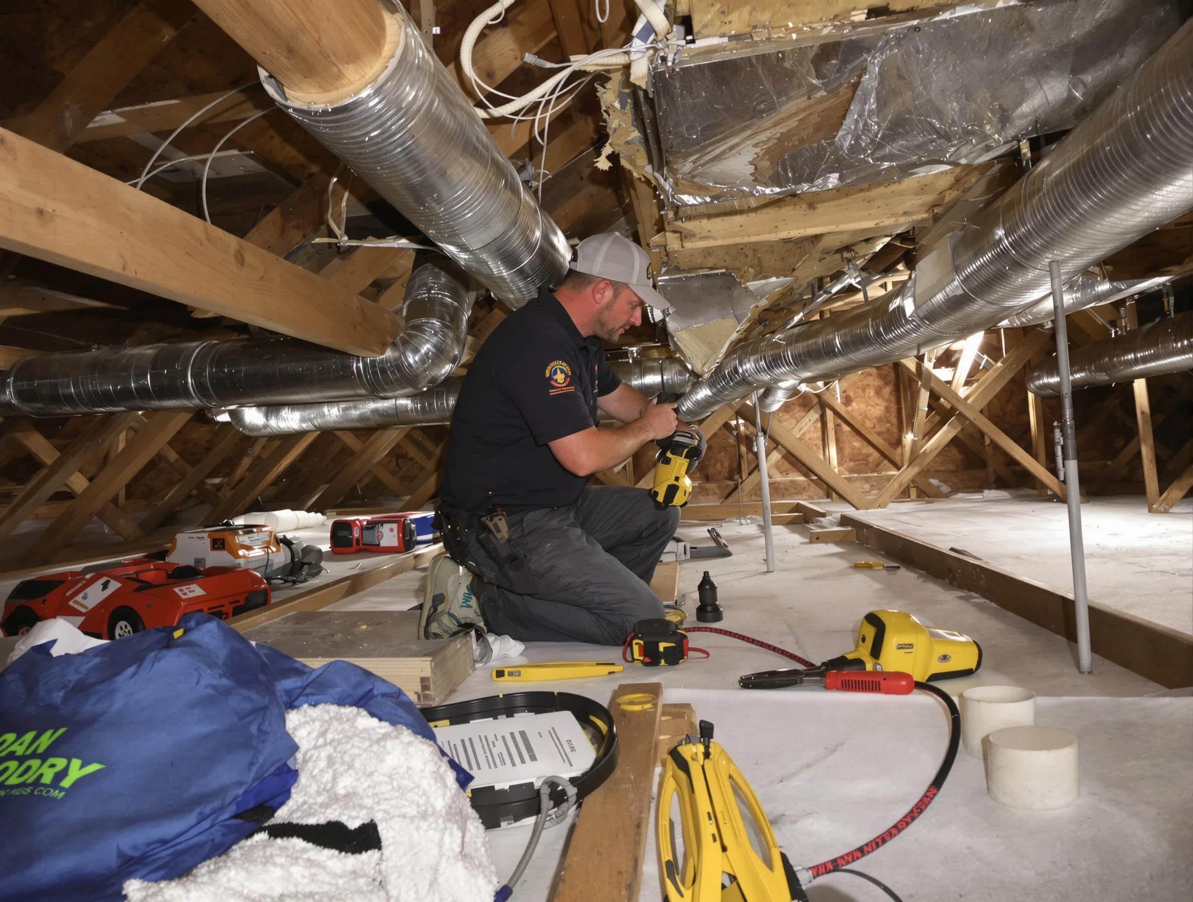 Professional air duct repair by Nichols Hills Air Duct Cleaning in Nichols Hills
