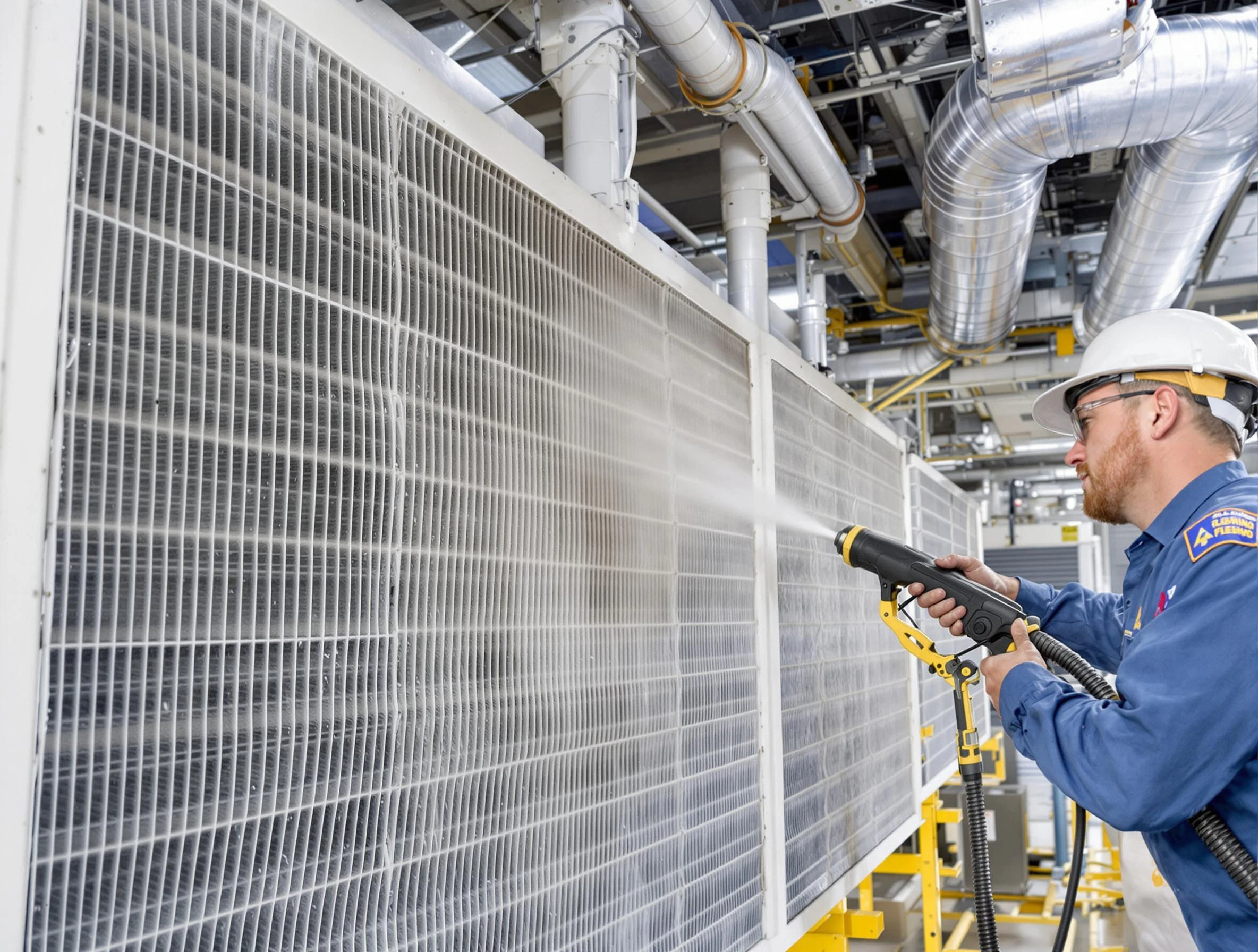 Professional commercial coil cleaning by Nichols Hills Air Duct Cleaning in Nichols Hills